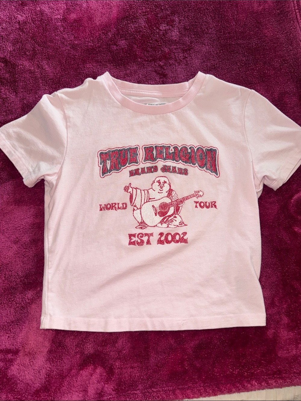 True Religion Pink women’s baby Tee